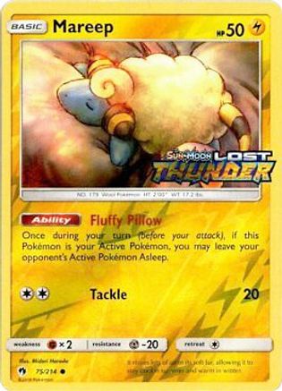 Mareep (Toys R Us Promo) (075/214) [Miscellaneous Cards & Products] Reverse Holofoil - Promo
