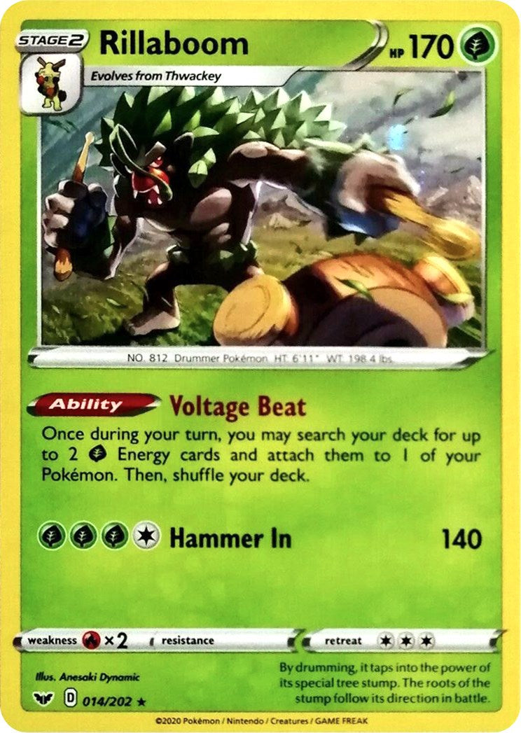 Rillaboom - 014/202 (Cosmos Holo) [MCAP - 014/202]