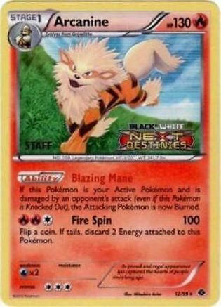 Arcanine (Prerelease) [Staff] (12/99) [Black and White Promos] Holofoil - Promo