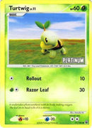Turtwig [Platinum] (77/100) [Burger King Promos] Reverse Holofoil - Promo