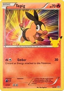 Tepig (013/25) [McDonalds 25th Anniversary Promos] Holofoil - Promo