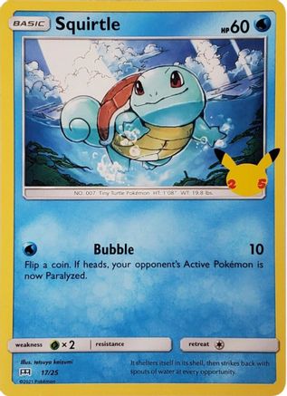 Squirtle (017/25) [McDonalds 25th Anniversary Promos] - Promo