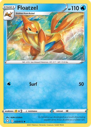Floatzel (023/72) [Shining Fates] - Uncommon