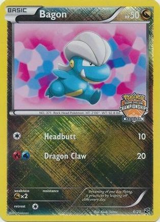 Bagon (Regional Championships) (6/20) [League & Championship Cards] Holofoil - Promo