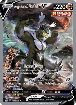 Single Strike Urshifu V (Alternate Full Art) (151/163) [SWSH05 Battle Styles] Holofoil - Ultra Rare