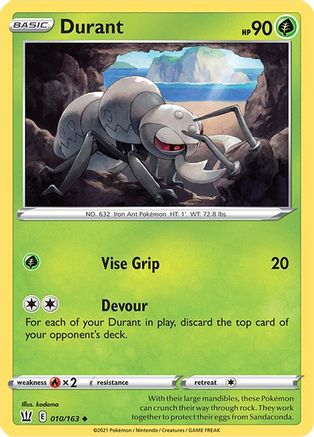 Durant (010/163) [SWSH05 Battle Styles] - Uncommon