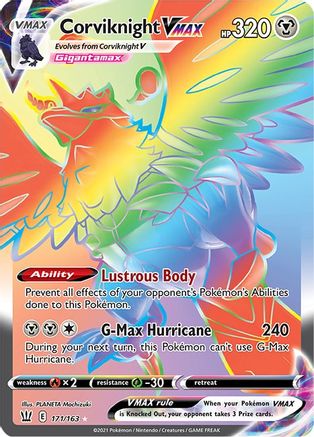 Corviknight VMAX (Secret) (171/163) [SWSH05 Battle Styles] Holofoil - Secret Rare