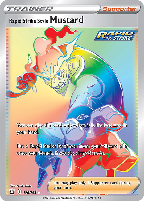 Rapid Strike Style Mustard (Secret) [SWSH05 - 176/163]