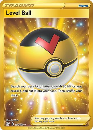 Level Ball (Secret) (181/163) [SWSH05 Battle Styles] Holofoil - Secret Rare
