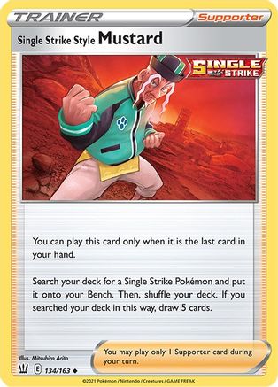 Single Strike Style Mustard (134/163) [SWSH05 Battle Styles] - Uncommon