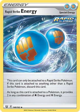Rapid Strike Energy (140/163) [SWSH05 Battle Styles] - Uncommon