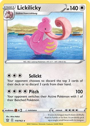 Lickilicky (114/163) [SWSH05 Battle Styles] - Rare