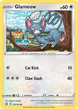 Glameow (115/163) [SWSH05 Battle Styles] - Common