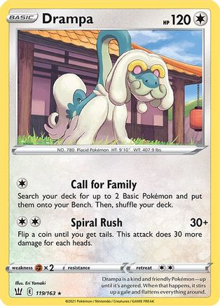 Drampa (119/163) [SWSH05 Battle Styles] - Rare