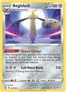 Aegislash (107/163) [SWSH05 Battle Styles] Holofoil - Holo Rare