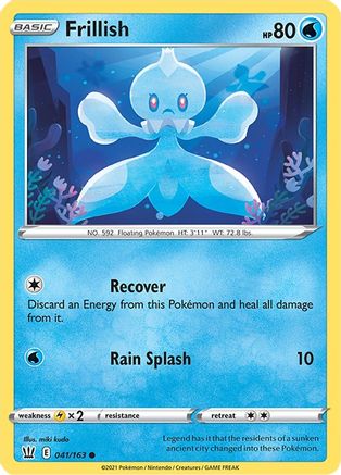 Frillish (041/163) [SWSH05 Battle Styles] - Common
