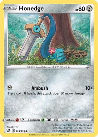 Honedge (105/163) [SWSH05 Battle Styles] - Common