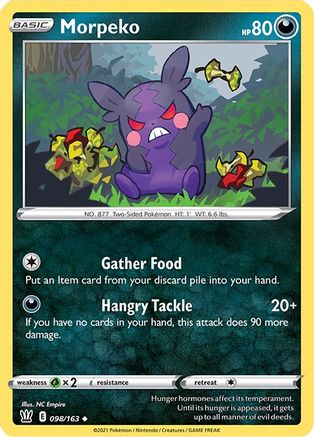 Morpeko (098/163) [SWSH05 Battle Styles] Reverse Holofoil - Uncommon