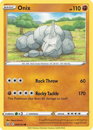 Onix (068/163) [SWSH05 Battle Styles] - Common