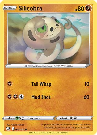 Silicobra (081/163) [SWSH05 Battle Styles] Reverse Holofoil - Common