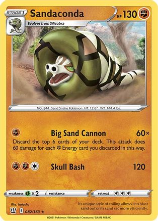 Sandaconda (082/163) [SWSH05 Battle Styles] Holofoil - Holo Rare