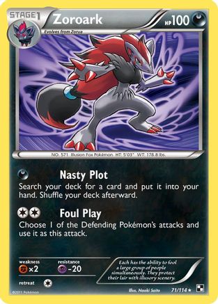 Zoroark (71/114) [Deck Exclusives] - Promo
