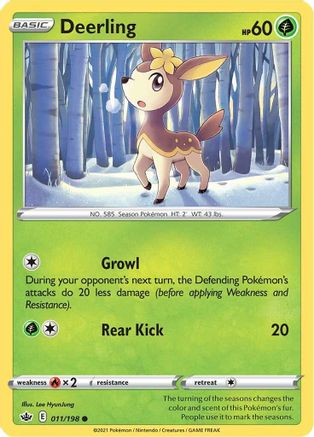 Deerling (011/198) [SWSH06 Chilling Reign] Reverse Holofoil - Common