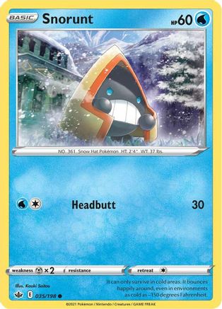 Snorunt (035/198) [SWSH06 Chilling Reign] Reverse Holofoil - Common