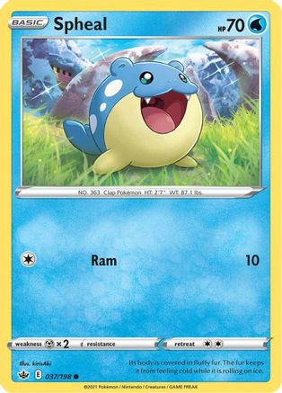 Spheal (037/198) [SWSH06 Chilling Reign] - Common