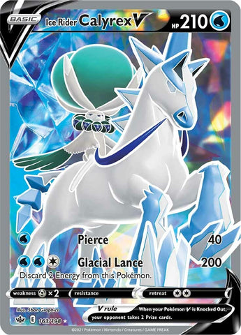 Ice Rider Calyrex V (Full Art) [SWSH06 - 163/198]