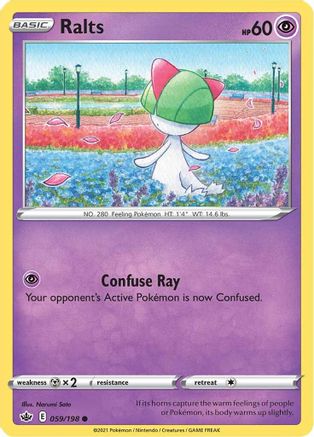 Ralts (059/198) [SWSH06 Chilling Reign] - Common