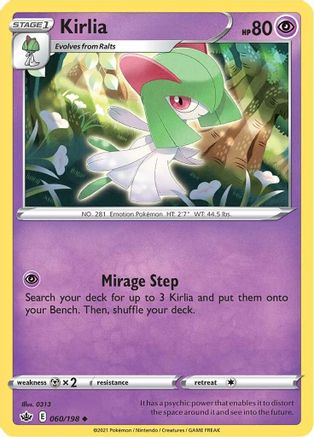 Kirlia (060/198) [SWSH06 Chilling Reign] - Uncommon