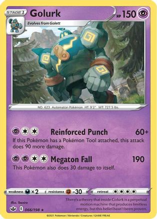Golurk (066/198) [SWSH06 Chilling Reign] Reverse Holofoil - Rare