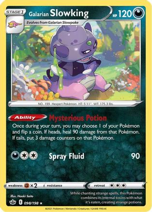 Galarian Slowking (098/198) [SWSH06 Chilling Reign] Holofoil - Holo Rare