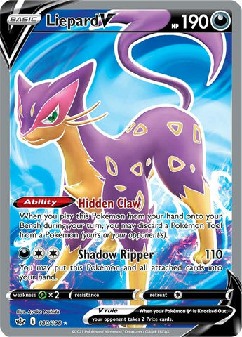 Liepard V (Full Art) [SWSH06 - 180/198]