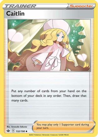 Caitlin (132/198) [SWSH06 Chilling Reign] Reverse Holofoil - Uncommon