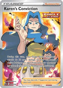 Karen's Conviction (Full Art) (193/198) [SWSH06 Chilling Reign] Holofoil - Ultra Rare
