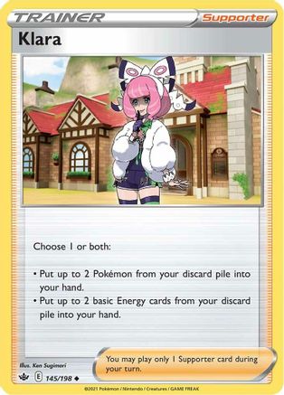 Klara (145/198) [SWSH06 Chilling Reign] Reverse Holofoil - Uncommon
