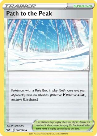 Path to the Peak (148/198) [SWSH06 Chilling Reign] Reverse Holofoil - Uncommon
