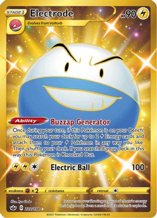 Electrode (Secret) (222/198) [SWSH06 Chilling Reign] Holofoil - Secret Rare