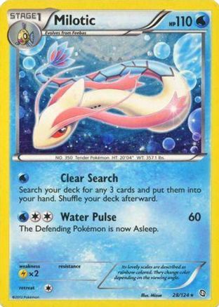 Milotic (Cosmos Holo) (28/124) [Blister Exclusives] Holofoil - Promo