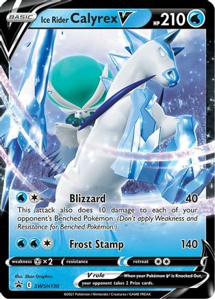 Ice Rider Calyrex V (SWSH130/307) [SWSH Sword & Shield Promo Cards] Holofoil - Promo
