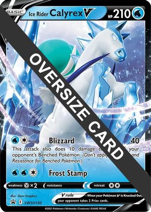 Ice Rider Calyrex V - SWSH130 (SWSH130) [Jumbo Cards] Holofoil - Promo