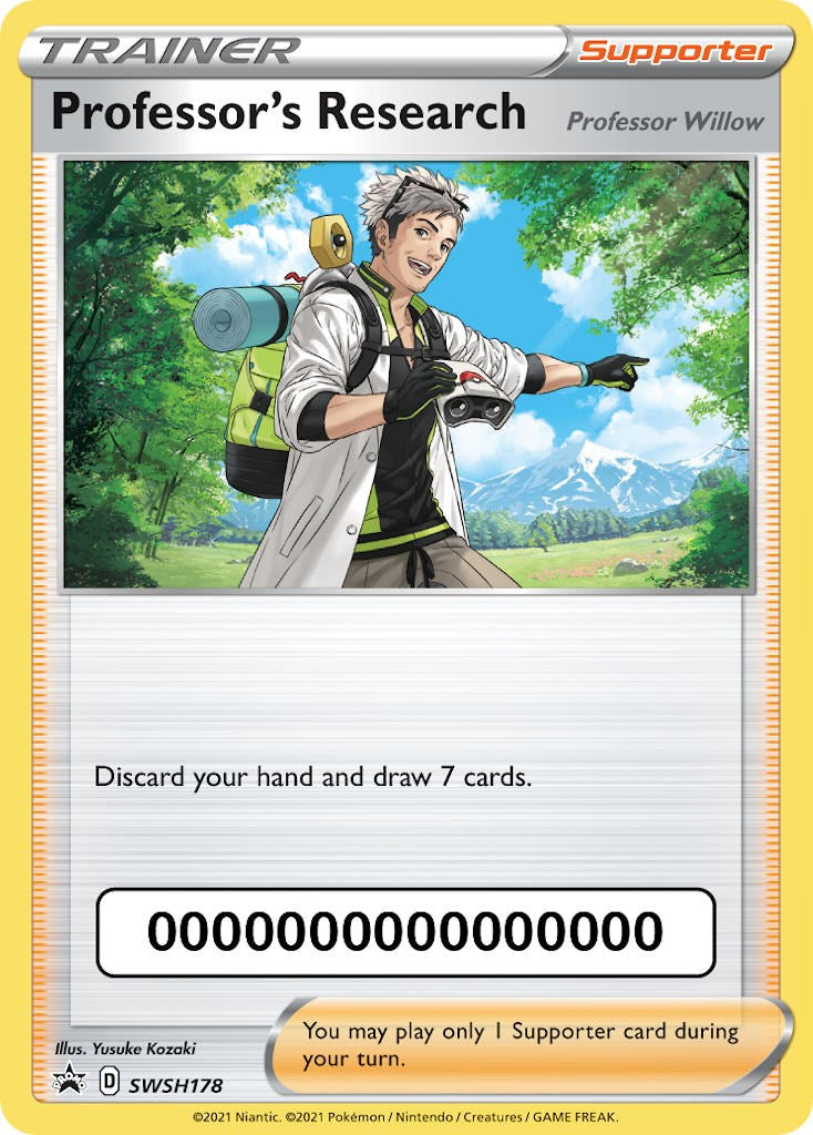 Professor's Research - SWSH178 (with Pokemon Go Code) [SWSD - SWSH178]