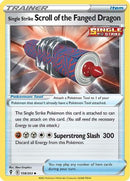 Single Strike Scroll of the Fanged Dragon (158/203) [SWSH07 Evolving Skies] - Uncommon