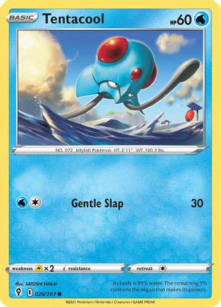 Tentacool (026/203) [SWSH07 Evolving Skies] - Common
