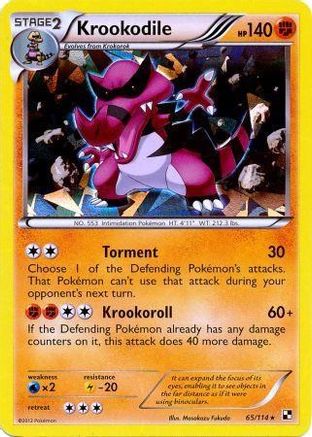 Krookodile (Cracked Ice Holo) (65/114) [Blister Exclusives] Holofoil - Promo
