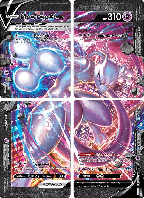 Mewtwo V-UNION [Set of 4] [SWSD]