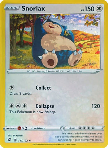 Snorlax - 141/192 (Cosmos Holo) [MCAP - 141/192]