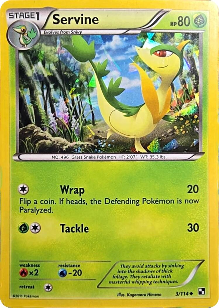 Servine - 3/114 (Cracked Ice Holo) [MCAP - 003/114]